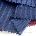 100% Polyester 190GSM Knit Stripe 8*2 Ribbed Fabric